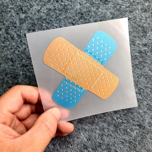 新品创意创口贴车划痕遮挡个性定制电动摩托踏板汽车装饰贴