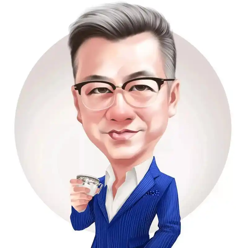 大叔头像|手绘头像|男士头像|中年头像