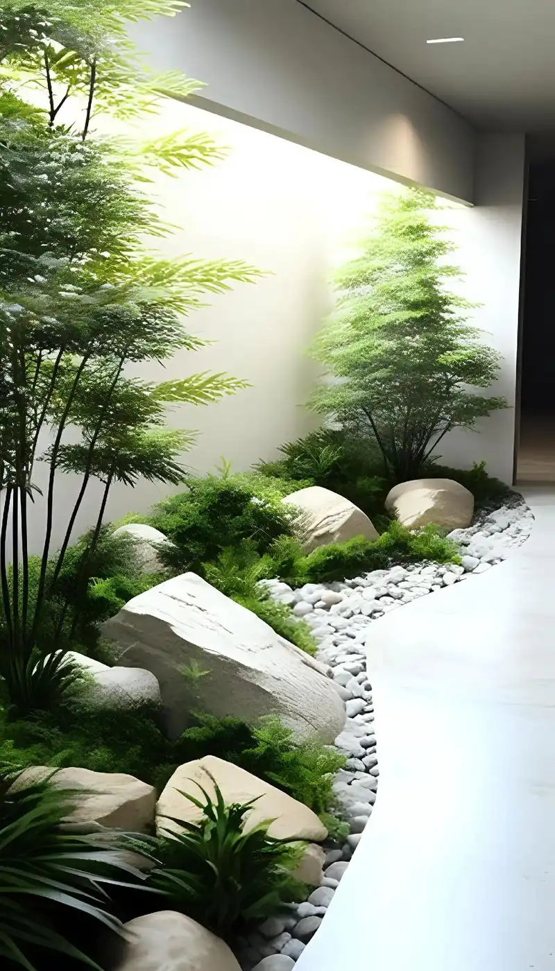 室内景观 #空间设计 #植物造景 #景 - 抖音