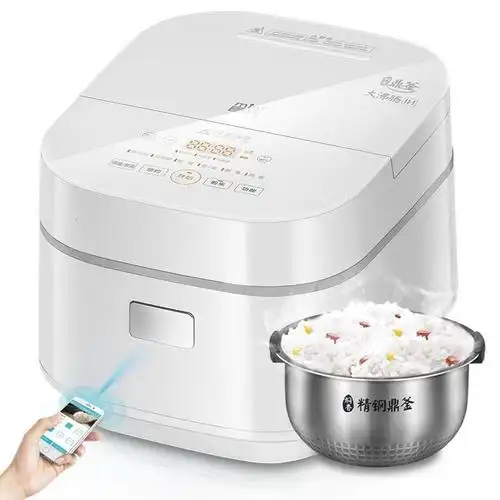 美的(midea)mb-wfs3099xm 鼎釜ih电磁加热精钢鼎釜美的电饭煲wifi智能