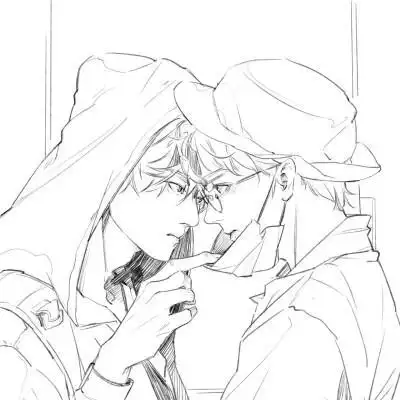 博君一肖动漫可爱简笔画