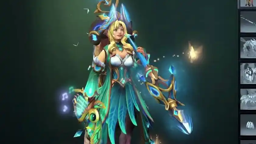 【dota2】跟新了版本小鹿最好看的皮肤