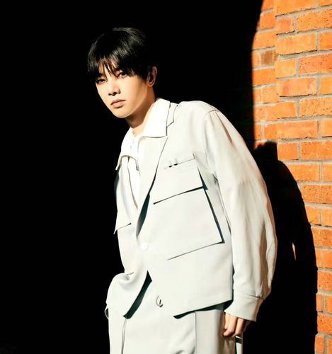 华晨宇同款休闲西装外套男2023新款宽松韩版两件套套装痞帅小西服