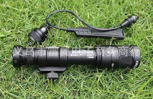 km2-a-bk 强光手电 战术手电 带支架 带尾线开关