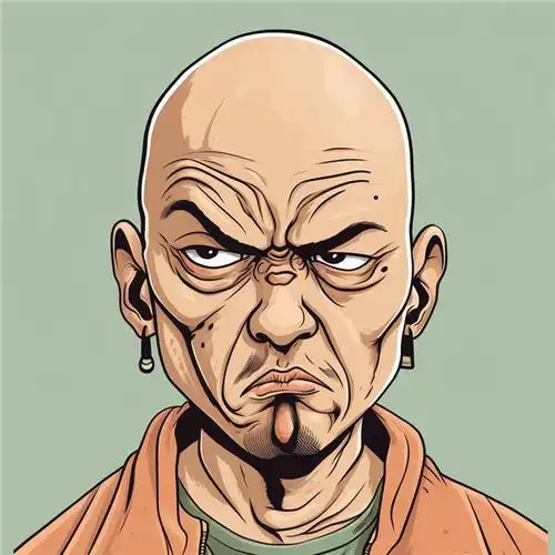 成熟帅气的男人味十足光头动漫头像图片_男生动漫头像_头像屋