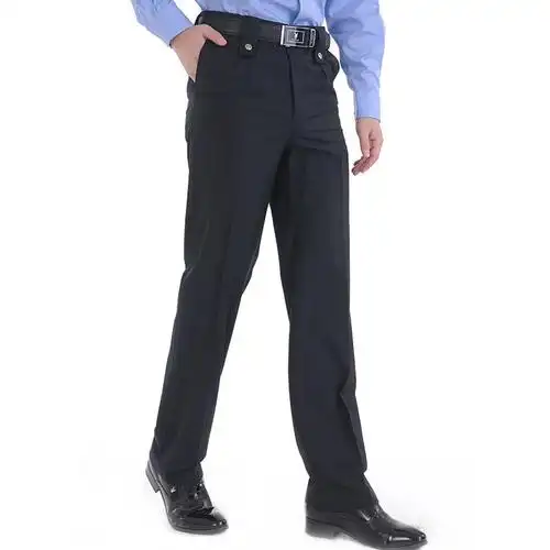 保安裤毛料交通执勤裤子男女季保安薄夏裤加厚冬裤治安可调节春秋裤