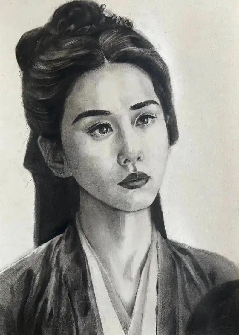 刘诗诗.龙葵重出江湖#素描 #刘诗诗 #一念关山 #手绘 # - 抖音