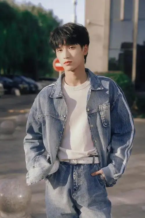 牛仔男友@时代少年团-严浩翔#严浩翔分享侧颜随拍