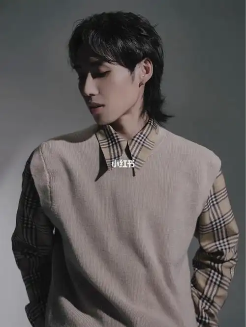 留了半年的狼尾男士日常发型参考男长发