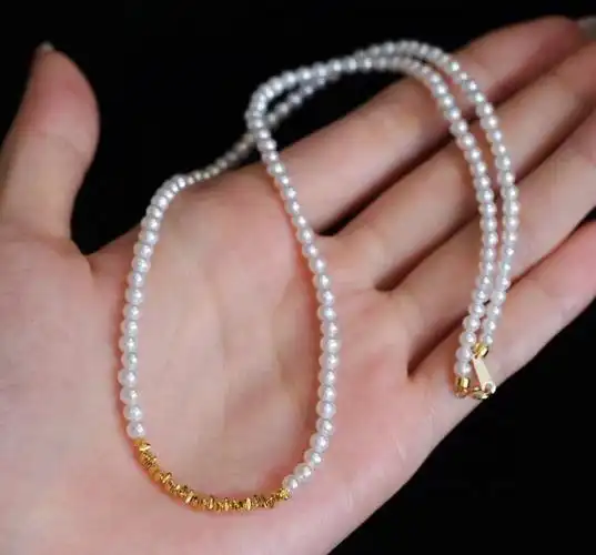 黄金珍珠项链超级火爆款