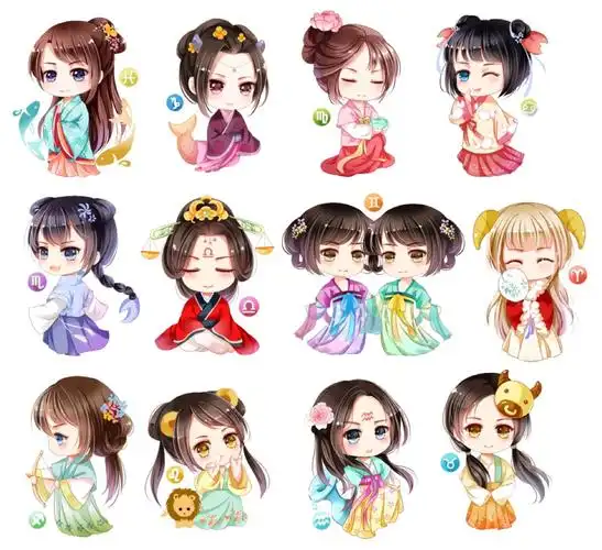 十二星座女生爱情图片动漫 十二星座女生爱情图片动漫头像