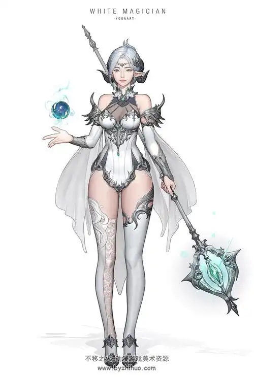 韩国人物概念设计师 yoonart 角色原画 百度网盘 26p