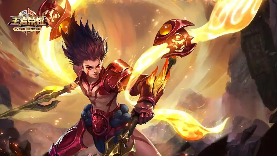 哪吒 桀骜炎枪 王者荣耀桌面壁纸壁纸锁屏壁纸图片_动态桌面壁纸图片