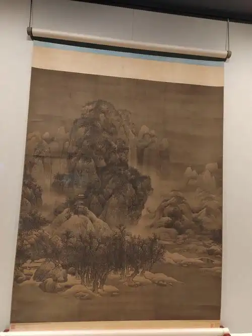 天津博物馆镇馆之宝雪景寒林图范宽