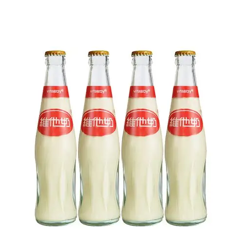 维他奶原味豆奶饮料236ml*8瓶 玻璃瓶装 多省包邮