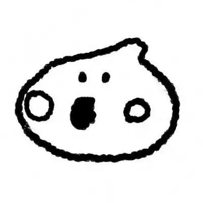 可爱小动物黑白简笔画头像图片男女