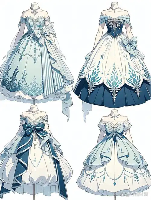 小礼服裙!服装设计图