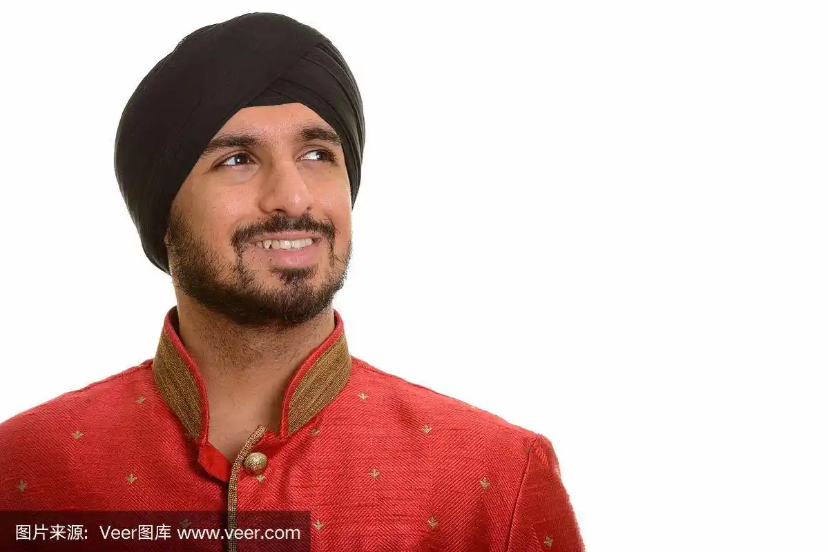 锡克教,印度人,青年人,传统服装,男人