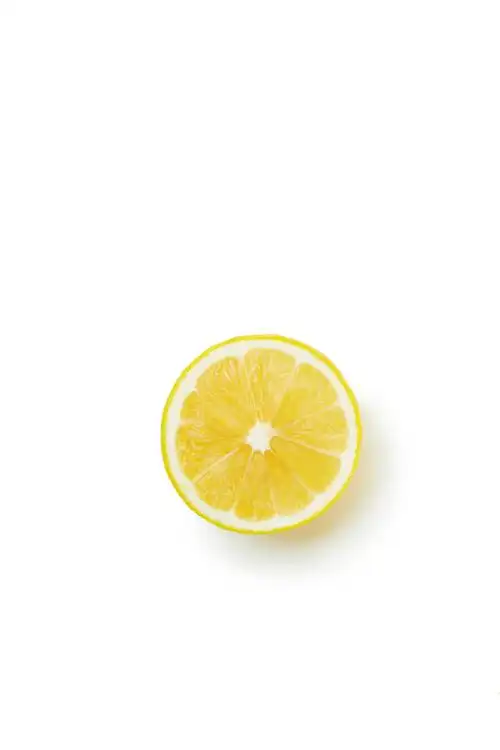 白底极简柠檬背景图片