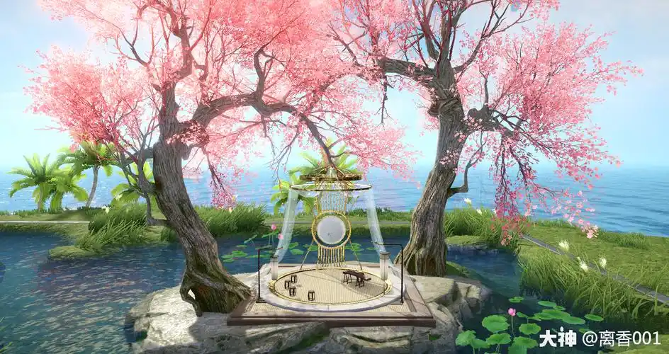 把酒听风明月寄情唯美瑶池花海古风家园展示