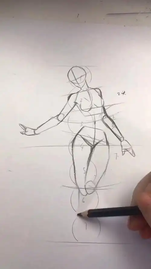 漫画人体结构画法!简单吗?