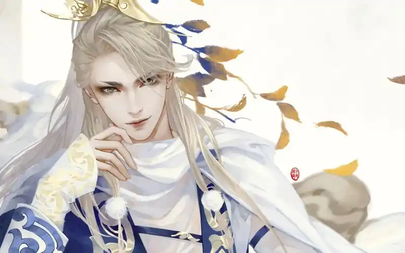 古风美男,古风插画,cg插画,桌面壁纸宇文化及~ 绘师:匪萌十月