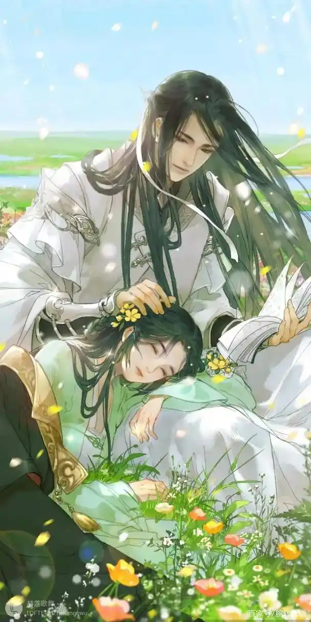 手绘古装男女主角人物图,带你走入古装小说的世界