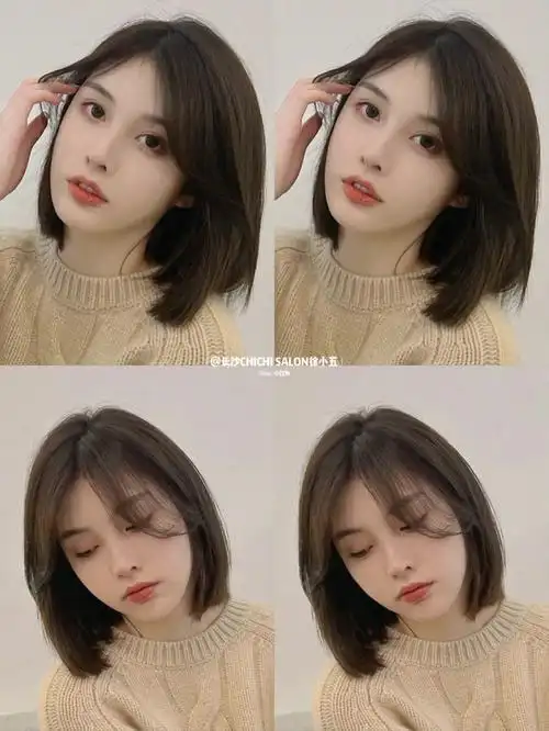 有低层次的短发非常适合正在留头发的女生