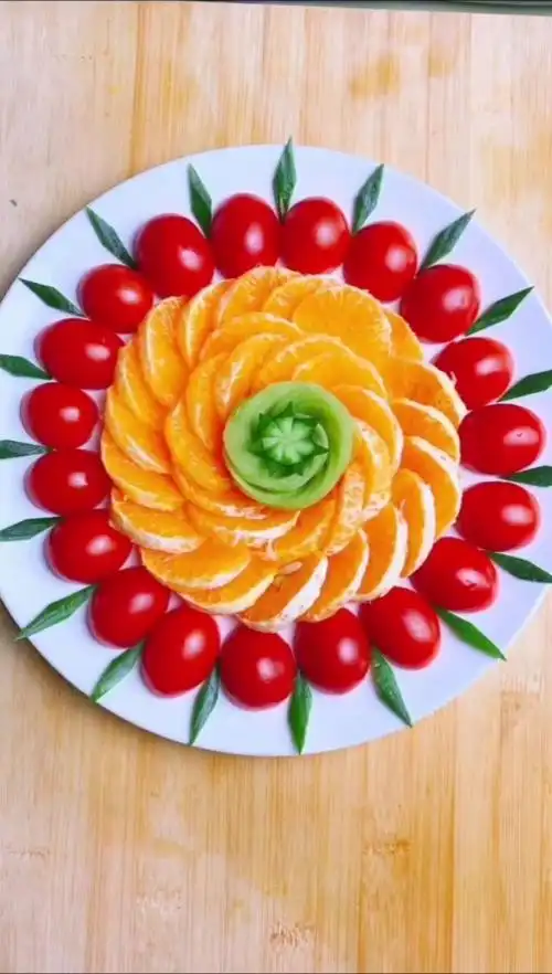 蔬菜水果拼盘技巧