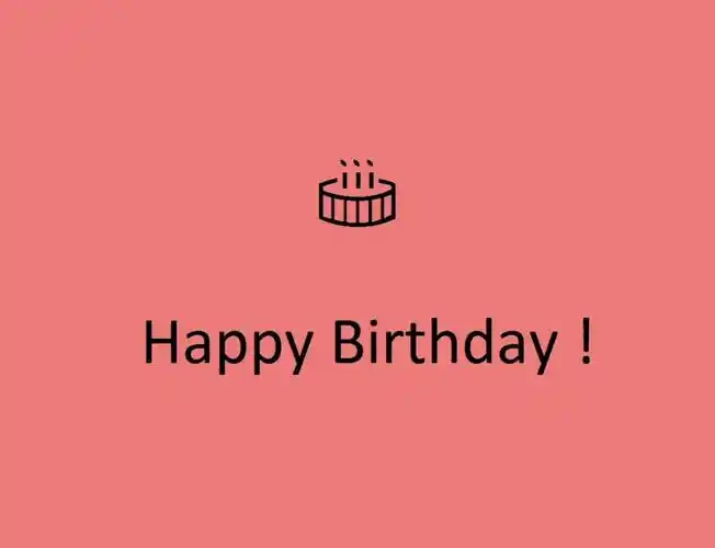 祝自己十八岁生日快乐!