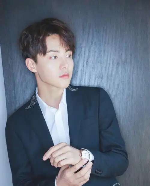 马天宇白色衬衣搭配墨绿色西装儒雅大气成熟迷人妥妥的男神