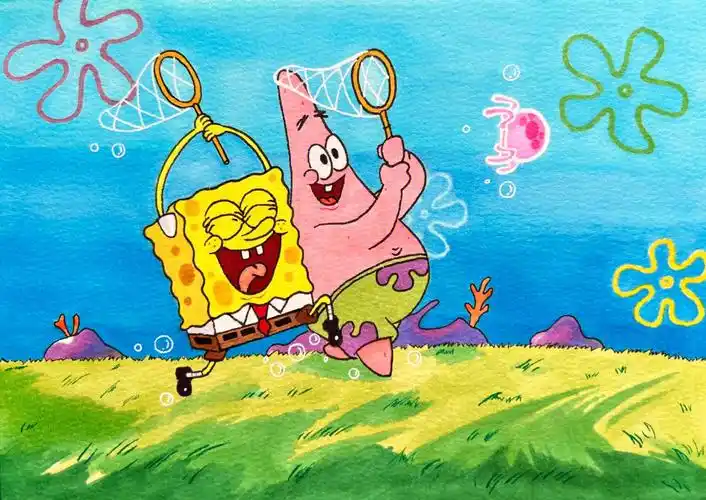 海绵宝宝与派大星的春日限定内附过程