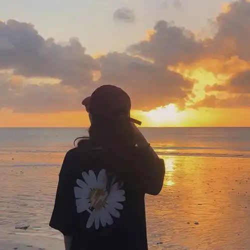 超好看的女生头像背影