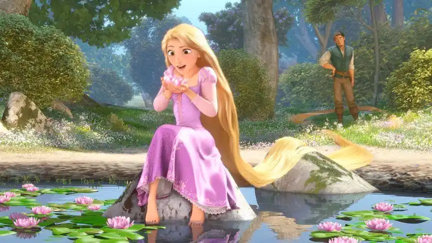 最可爱的长发公主乐佩第一次离开高塔的欢脱精分时刻