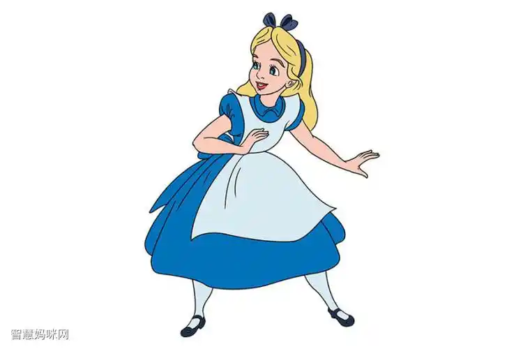 爱丽丝梦游仙境爱丽丝怎么画