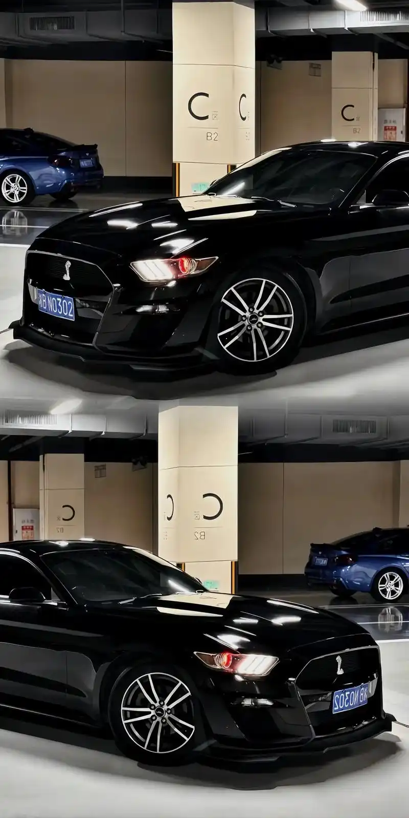 野马23t黑武士改装高清图片