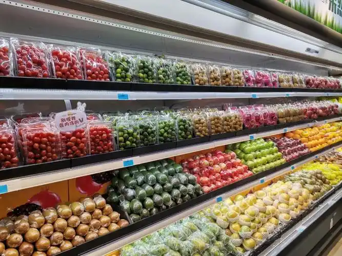 生鲜占近23青海一家亲生鲜超市陈列欣赏附照片