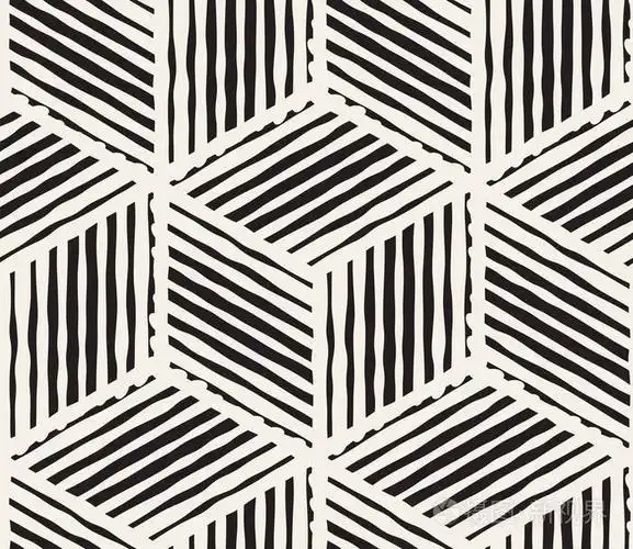 矢量垃圾格子纹理.单色画笔描边线条背景