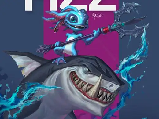 插画|英雄联盟小鱼人菲兹