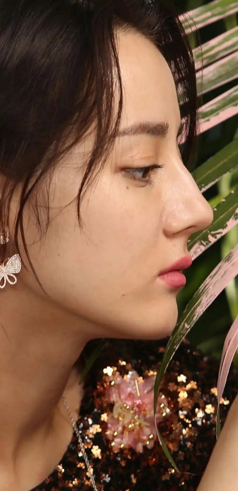 看了迪丽热巴的生图才知道,这种鼻子只适合上镜,现实看着怪怪的