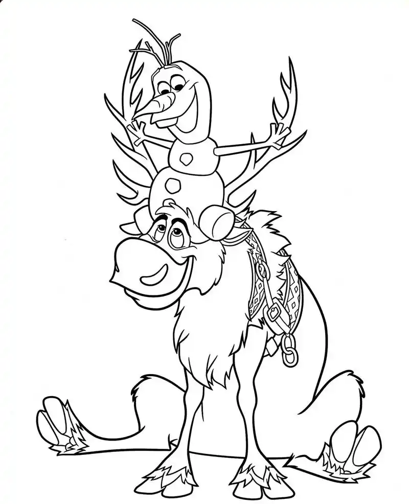 迪士尼动画线稿