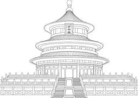 北京故宫简笔画图片素材故宫简笔画 故宫简笔画画法故宫简笔画故宫简