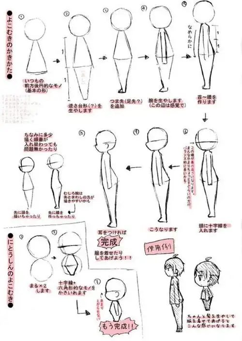 动漫绘画学习教程零基础小白必备素材