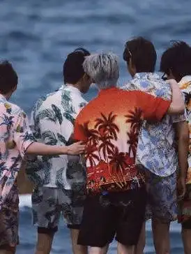 时代少年团今日海边路透