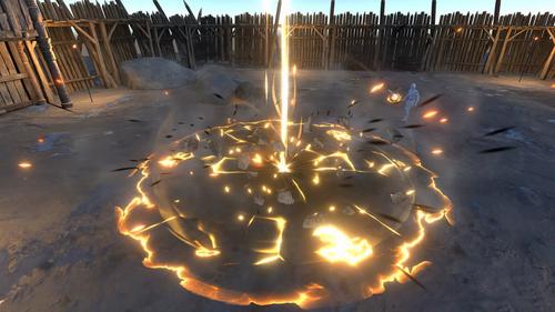 mage unity3d spells 1.2黑魔法术技能法阵rpg游戏技能特效 black -