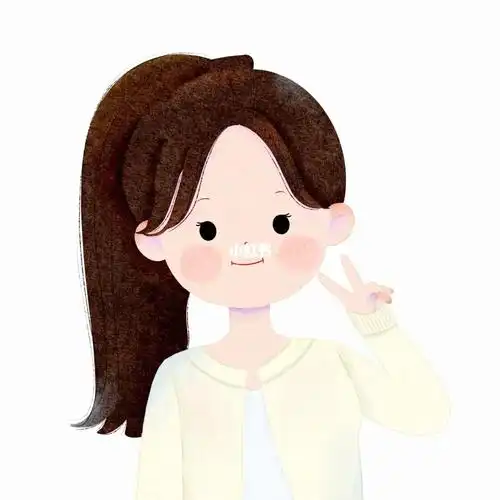 比个耶可爱卡通头像