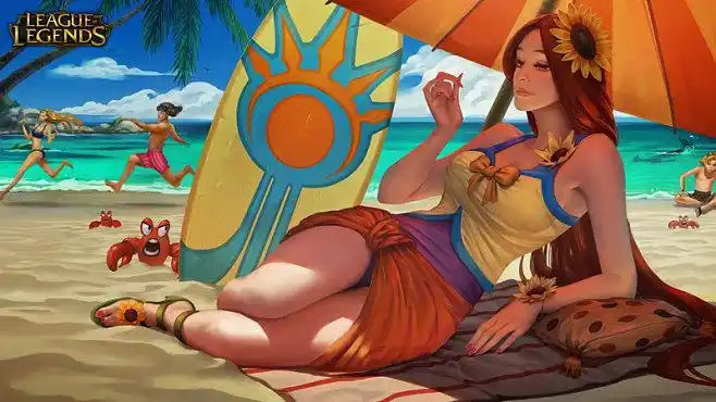 泳池派对蕾欧娜