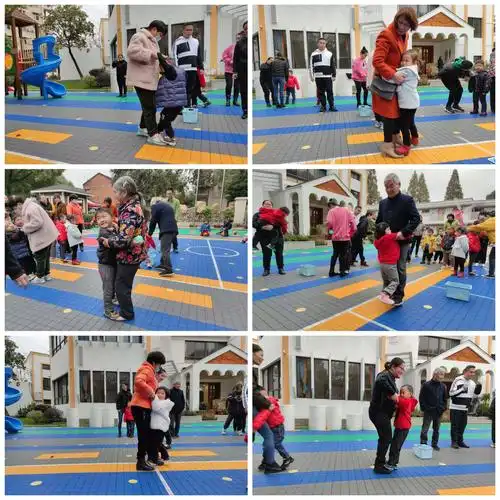 "优学婺城·幸福城"首届教育节|小脚踩大脚,快乐动起来!