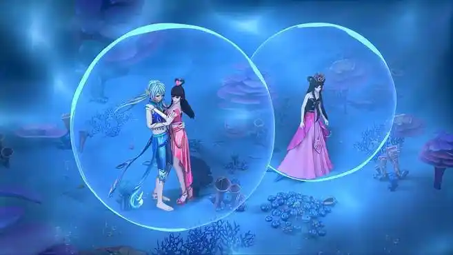 精灵梦叶罗丽:水王子保护了王默,带她来到水下,这绝对安全-母婴亲子