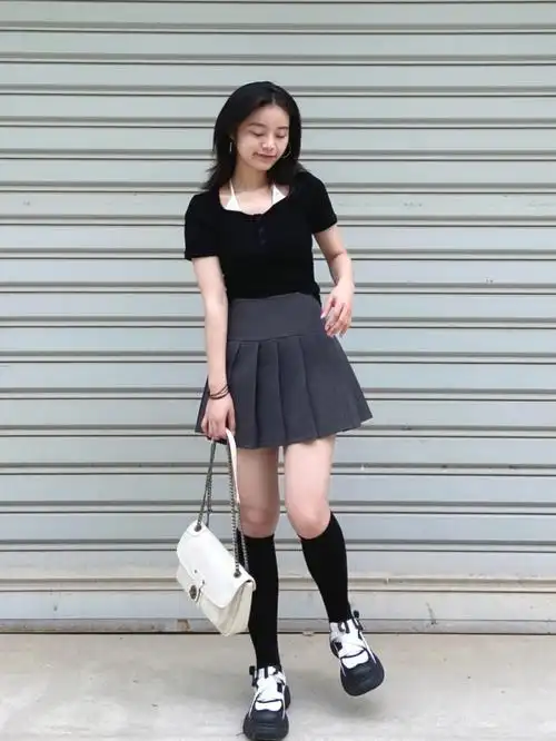 164110微胖大胆穿腿弯腿粗也可以穿短裙